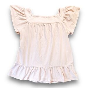 Crewcuts | Ruffle Sleeve Peplum Top (12) 💕